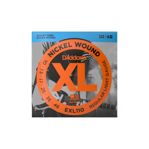 Juego de Cuerdas D'Addario 10-46 Guitarra Eléctrica EXL110