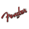 Pin Fender Logo Red