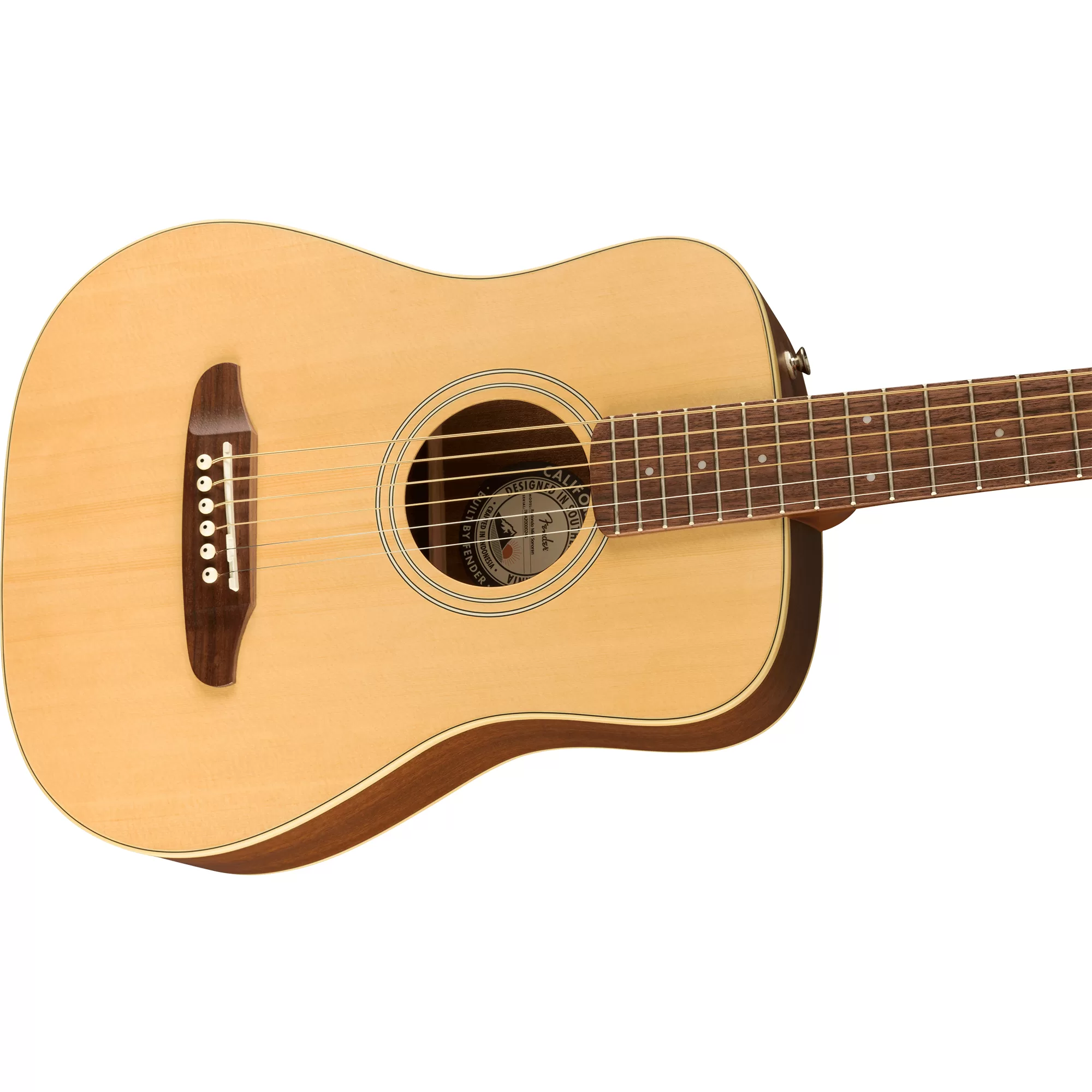 Guitarra Electro acústica Fender Redondo Player WN, Natural - Imagen 4