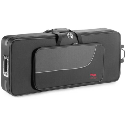 Estuche Stagg blando y ligero para teclado, con ruedas y asa