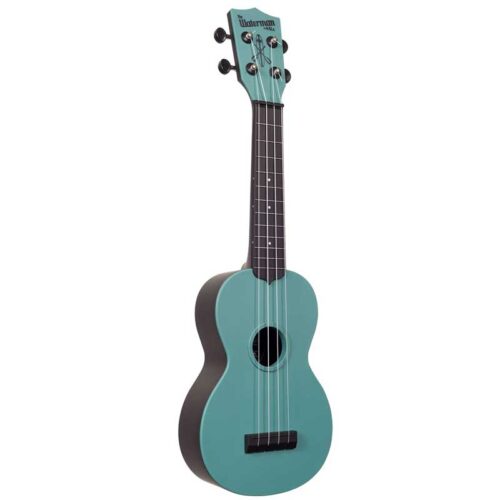 Ukelele soprano Kala Waterman Glow-In-The-Dark Aqua Matte