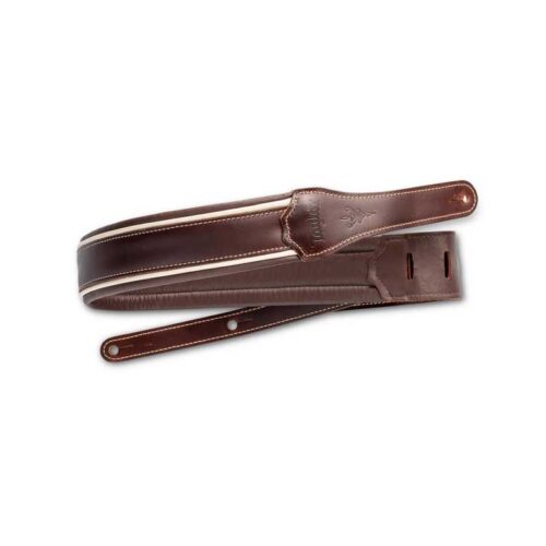 Correa de cuero para guitarra Taylor Century 2.5" - Cordovan/Cream/Cordovan
