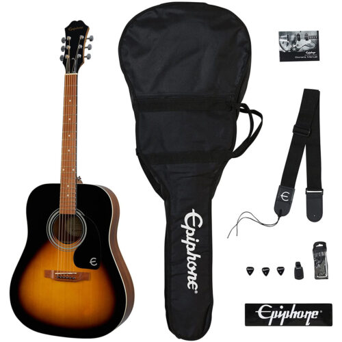 Guitarra Acústica Epiphone Songmaker FT-100 Player Pack Vintage Sunburst