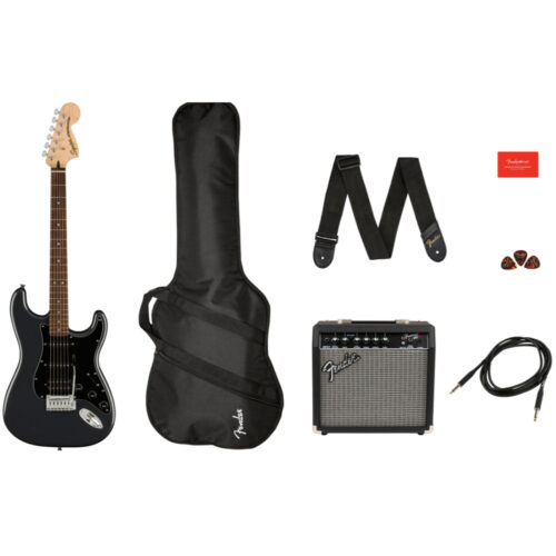 Pack Squier AFFINITY SERIES™ STRATOCASTER® HSS PACK CHARCOAL FROST METALLIC