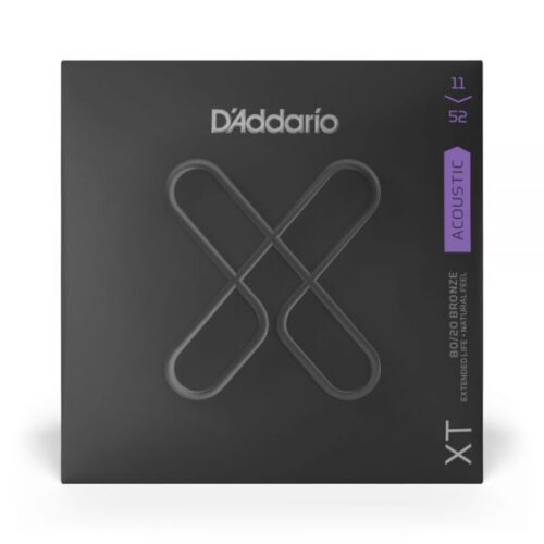 Juego de cuerdas para Guitarra Acústica D'Addario  XTABR1152 80/20 XT Coated