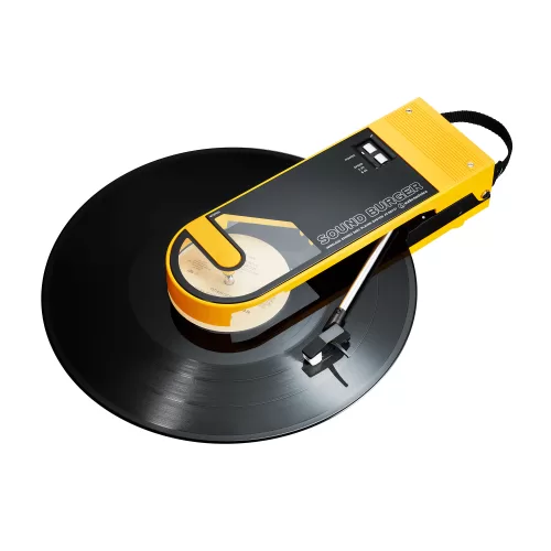 Audio-Technica - Tocadiscos Bluetooth Portátil AT-SB727- Amarillo