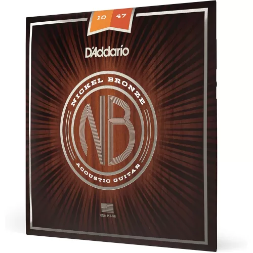 D'Addario NB1047 - Juego de cuerdas acústicas, Extra Light 10-47