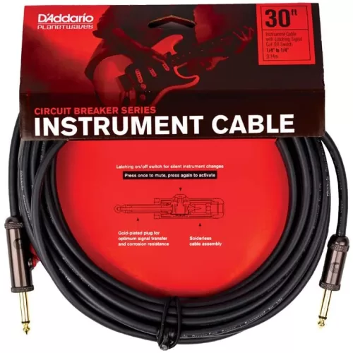Cable para instrumentos Circuit Breaker, D'Addario, 9.10m