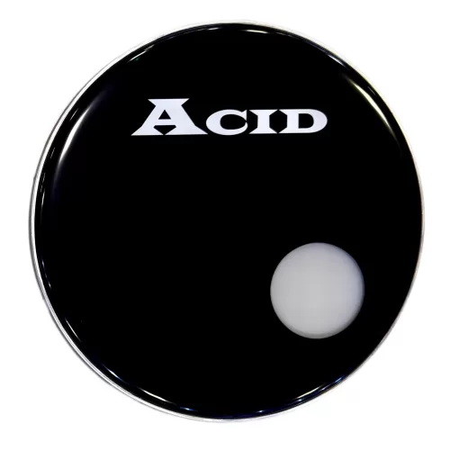 Parche 22 Negro Con Orificio ACID