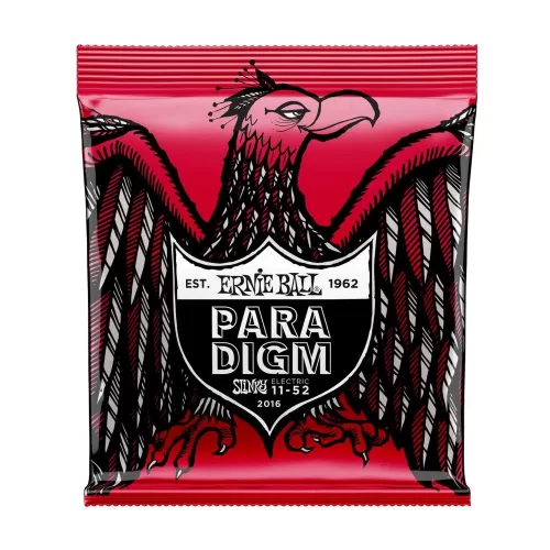 Cuerdas para guitarra eléctrica Ernie Ball 11-52 Burly Slinky Paradigm P02016