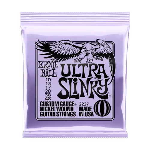 Cuerdas para guitarra eléctrica Ernie Ball 10-48 Ultra Slinky P02227