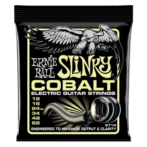 Cuerdas guitarra eléctrica Ernie Ball  Mammoth Slinky Cobalt 12-62 Gauge