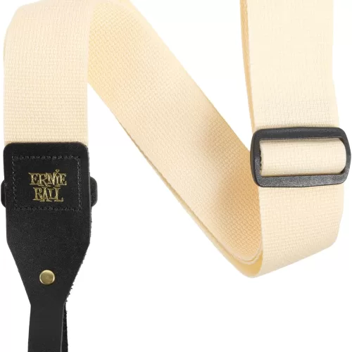 Ernie Ball Polypro P05368 - Correa para guitarra acústica, color crema