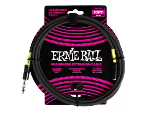 Extensión de audífonos Ernie Ball P06425 1/4 a 3.5mm de 3 metros