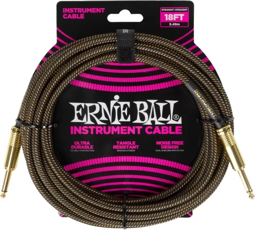 Cable de instrumento Ernie Ball P06432- Play dirty 5.49M