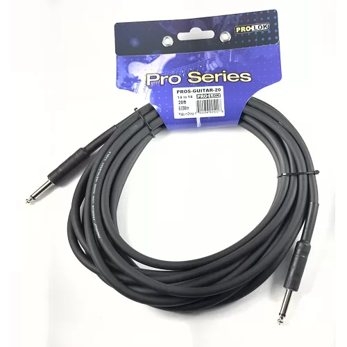 Cable para instrumento PROS-GTR-RA-20 6M