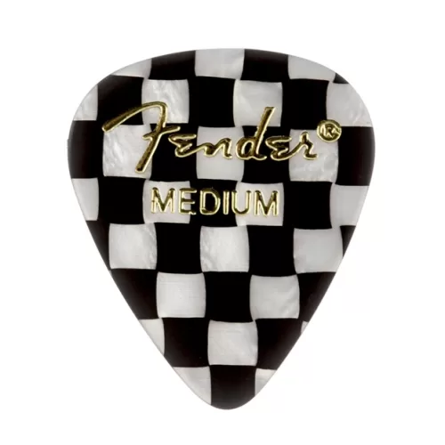 Paquete de 12 púas Fender Medium (Checker)