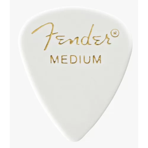 Paquete de 12 púas Fender Medium Blanco