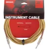D'Addario Cable de instrumento de 1/4", Tweed, 6.1M (PW-BG-20TWE)