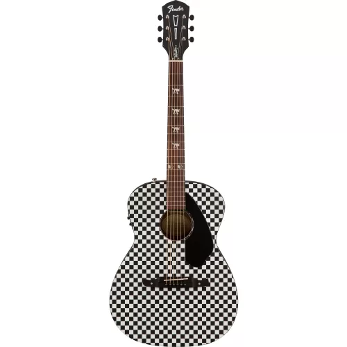 Guitarra Electroacústica Fender Tim Armstrong Hellcat, Checkerboard