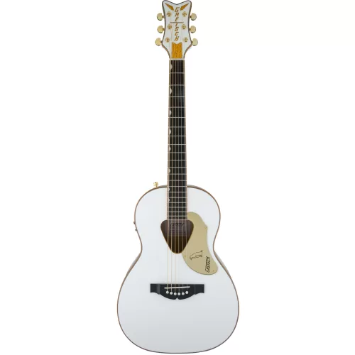 G5021WPE Rancher™ Penguin™ Parlor Acoustic/Electric, Fishman® Pickup System, Blanco