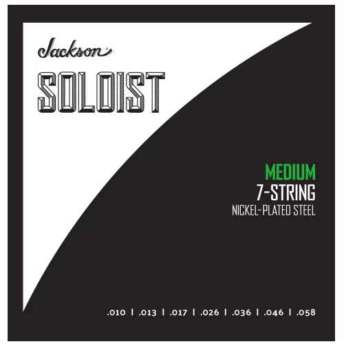 Cuerdas Jackson Soloist™ Strings 7 String, Medium .010-.058