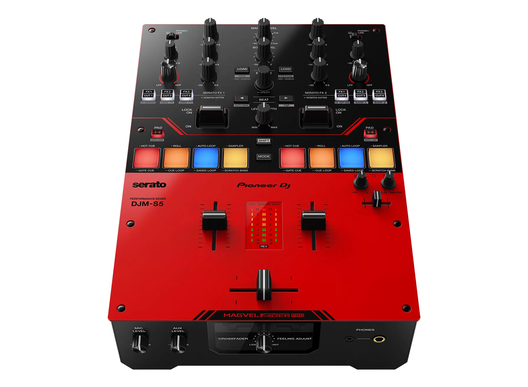 Mixer Scratch 2 canales Pioneer DJM-S5 - Imagen 2