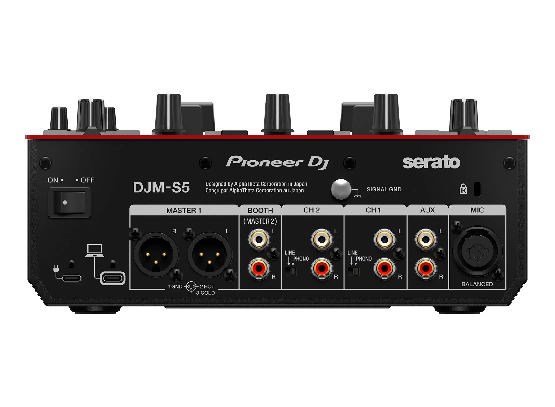 Mixer Scratch 2 canales Pioneer DJM-S5 - Imagen 4