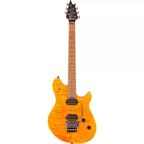 Guitarra Eléctrica EVH Wolfgang WG Standard QM, Transparent Amber