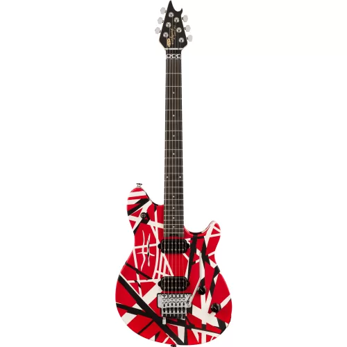Guitarra Eléctrica EVH Wolfgang Special Striped Series, Red, Black, and White
