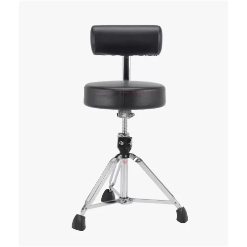 Gibraltar 9608RB 15" Trono / Banqueta de tambor redondo con respaldo