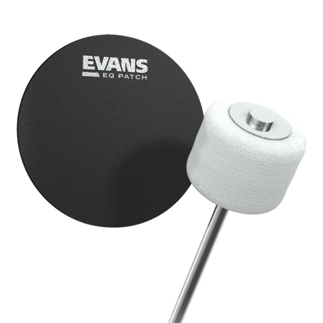 Evans EQPB1 EQ Patch Protector de Bombo de nylon negro - Imagen 2