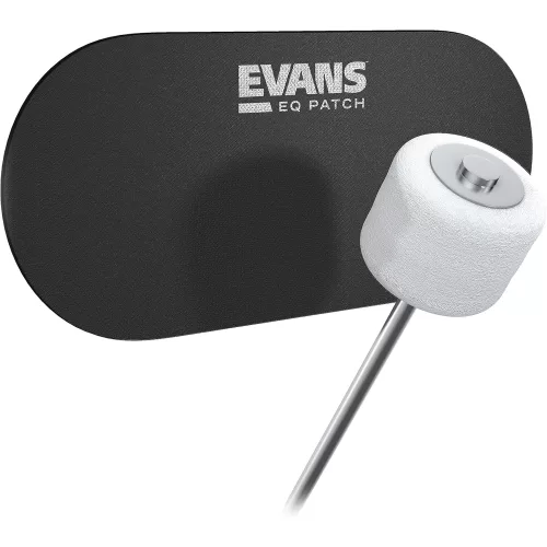 Evans EQ parche doble pedal, nailon negro.