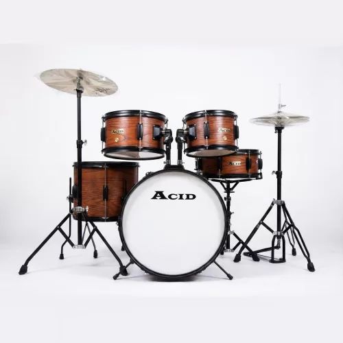 Batería Junior de 5 Piezas ACID - natural obscuro