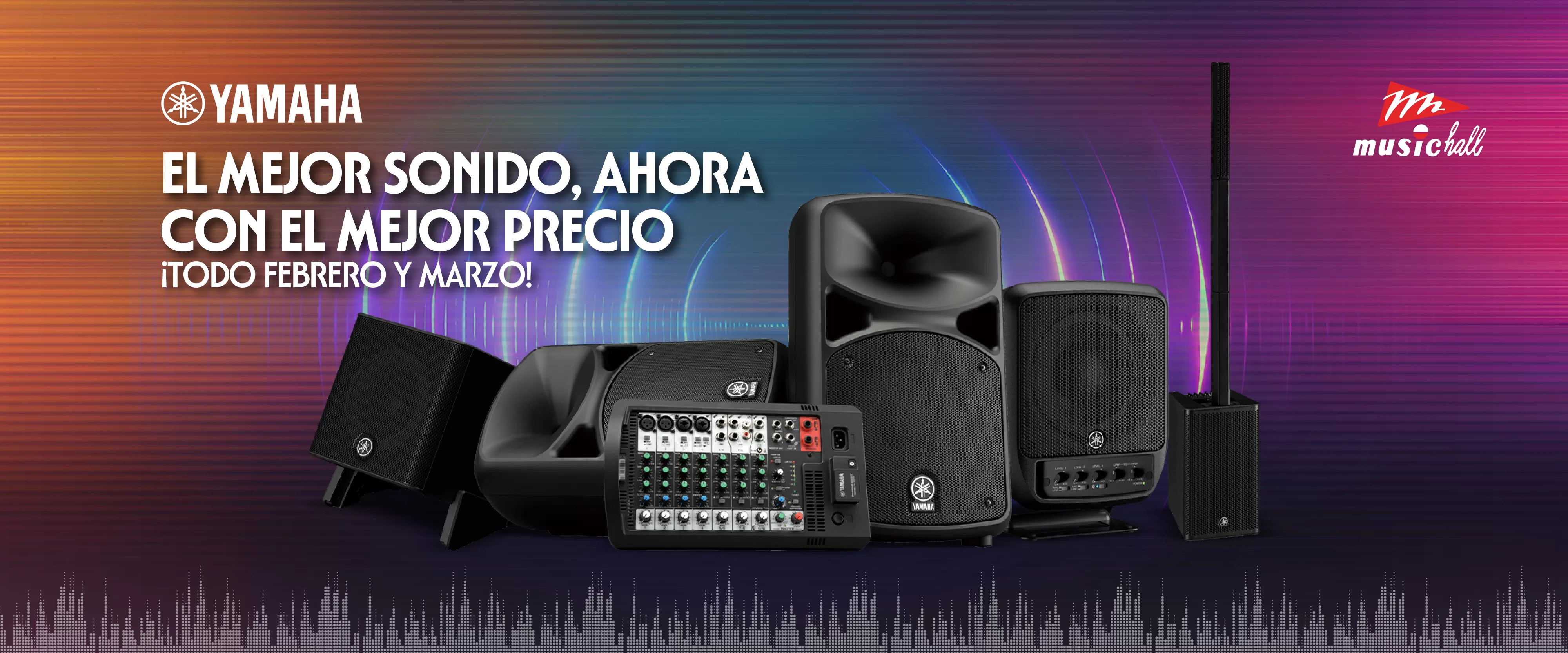 Promoción Yamaha Stagepas: El Mejor Sonido, Ahora con el mejor precio. Oferta todo febrero y marzo"