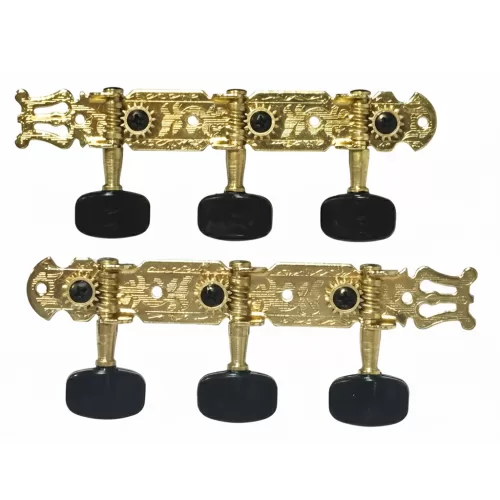 Clavija ACID Dorado con negro liso