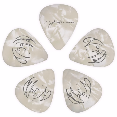 D'DAddario John Lennon Signature - Púas de guitarra de grosor medio