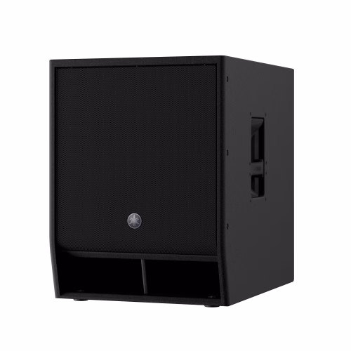 Subwoofer activo Yamaha DXS15XLF de 15 pulgadas y 1600W con acabado en poliurea negra