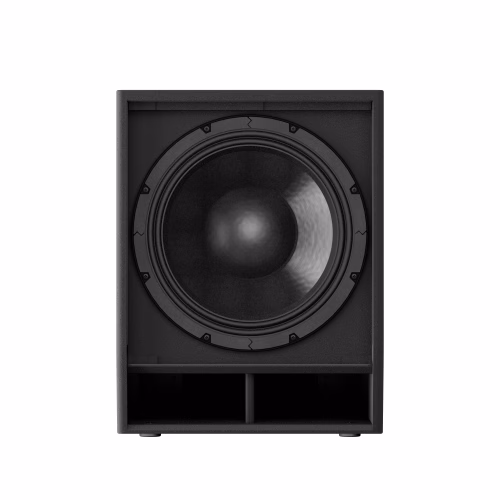 Subwoofer activo Yamaha DXS15XLF de 15 pulgadas y 1600W con acabado en poliurea negra
