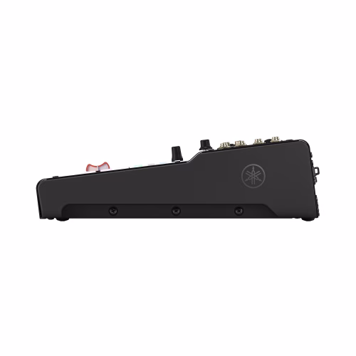 Diseño compacto y profesional de la consola híbrida Yamaha MGX16V para streaming