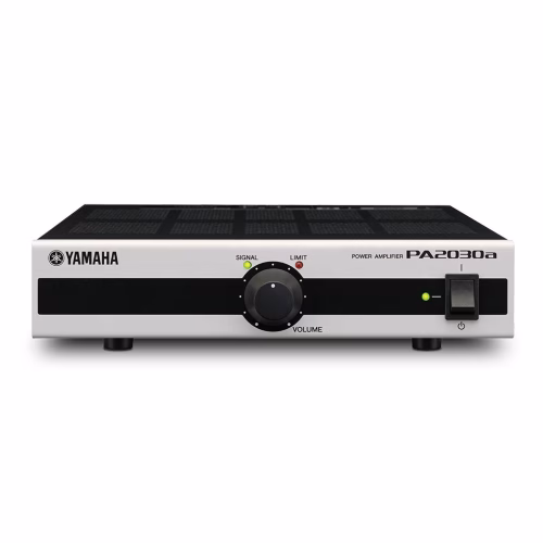 Amplificador compacto Yamaha PA2030a para música ambiental y sistemas comerciales