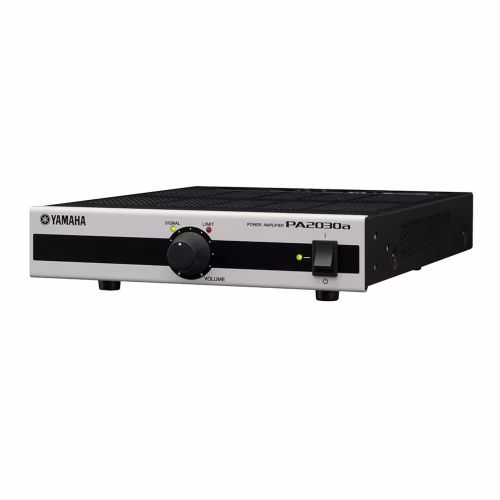 Amplificador compacto Yamaha PA2030a para música ambiental y sistemas comerciales