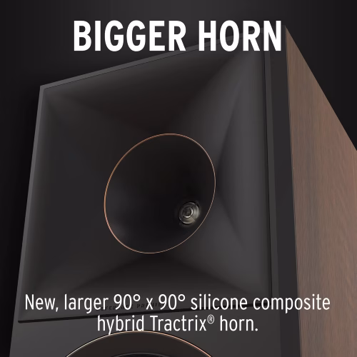 Tweeter LTS y bocina Tractrix del Klipsch RP‑8000F II