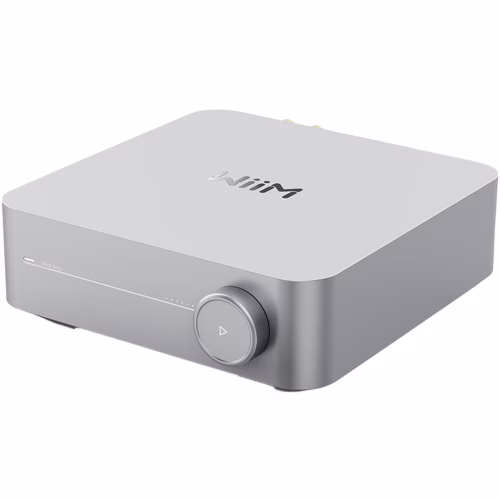 Amplificador WiiM Amp Silver con DAC ESS 9018K2M