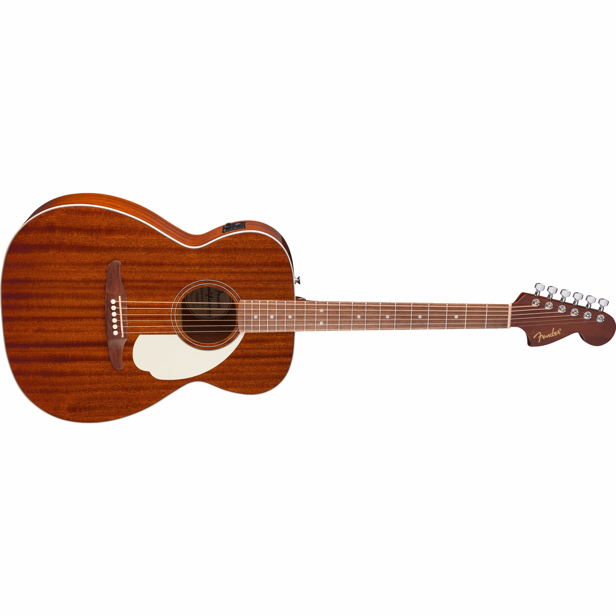 Guitarra Electroacústica Fender California Standard Monterey E Natural Sapele - Imagen 5