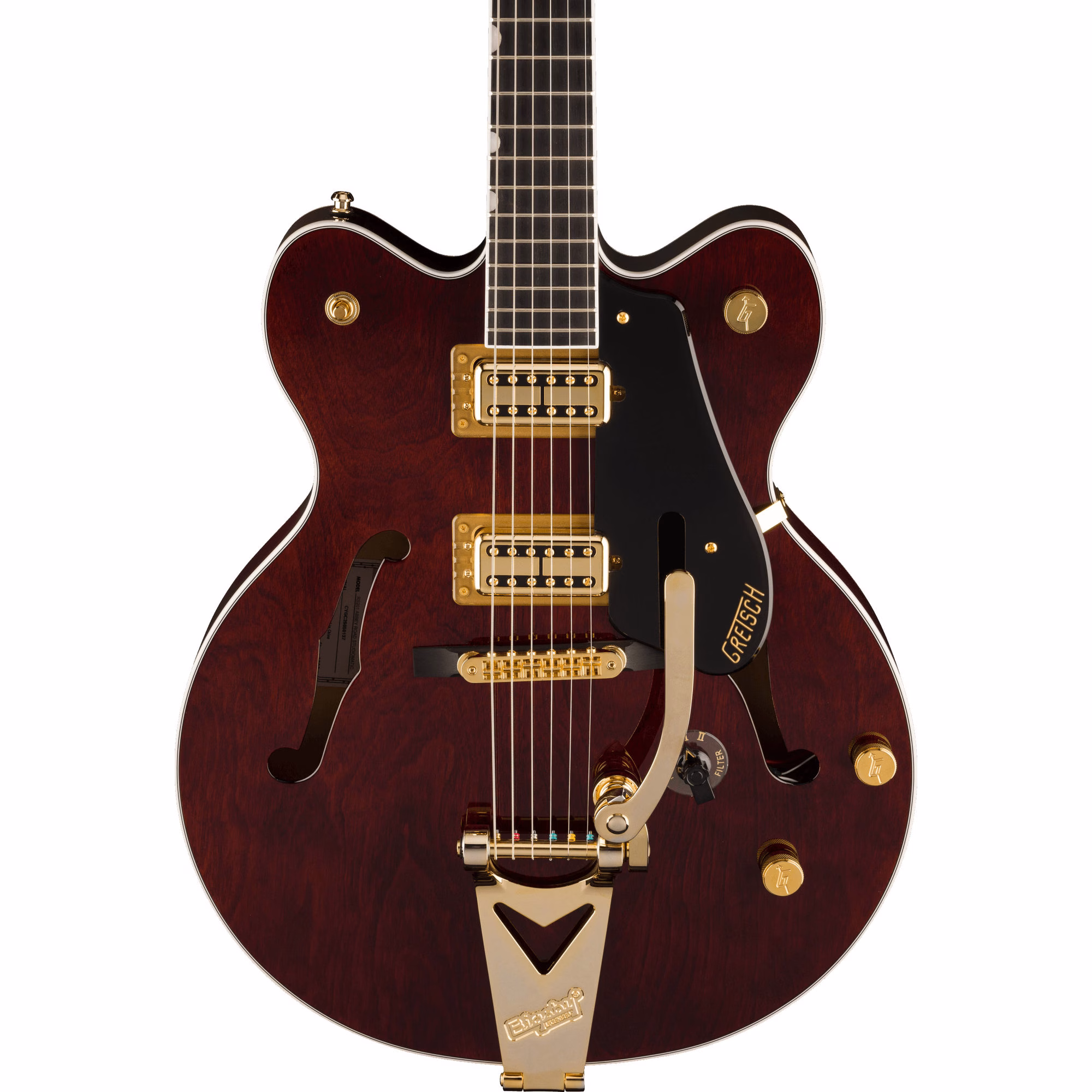 Guitarra Eléctrica Gretsch Limited Edition Abbey Road Studiomatic Hollow Body con Bigsby Classic Walnut Stain - Imagen 11