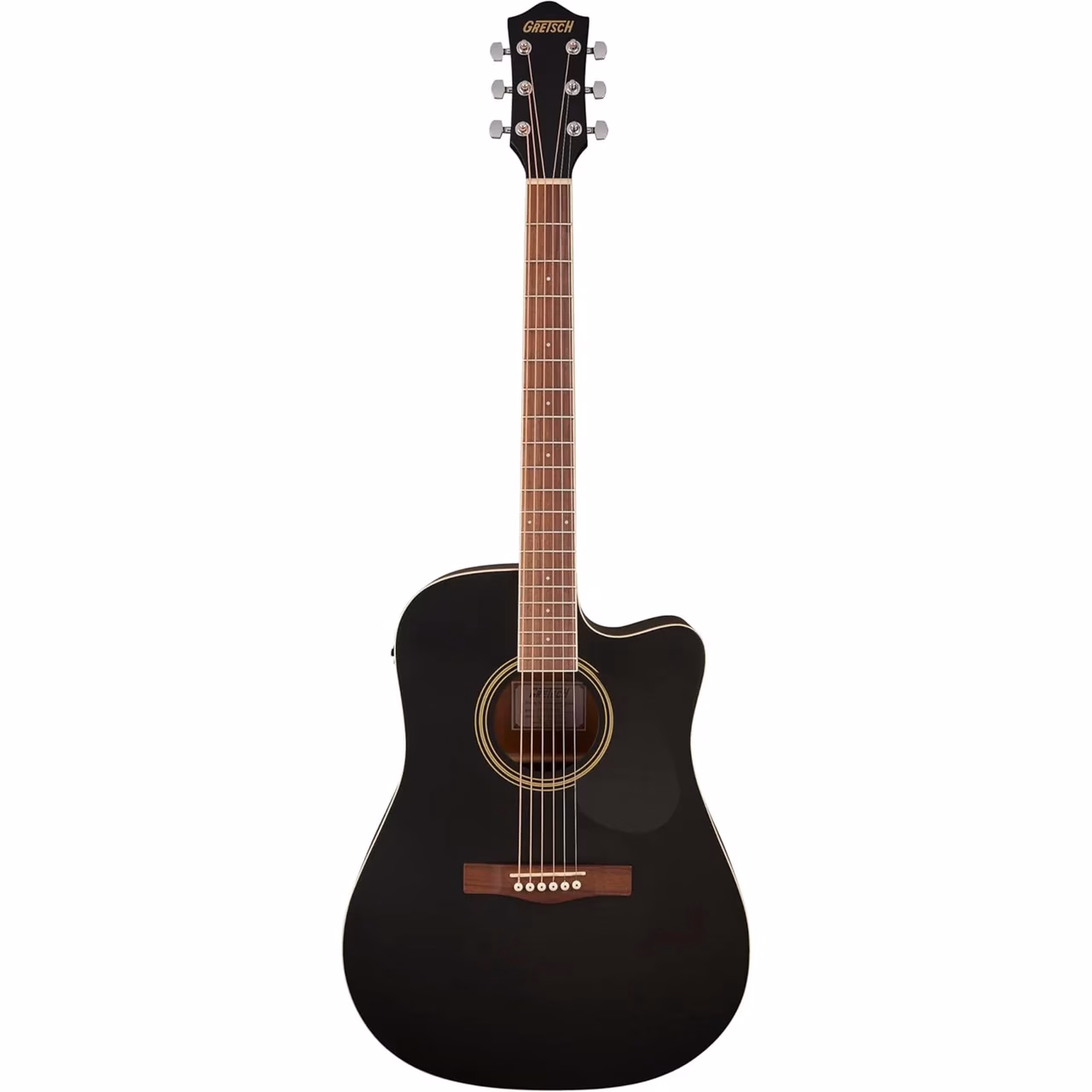 Guitarra Electroacústica Gretsch Prelude D100CE Dreadnought Cutaway Black