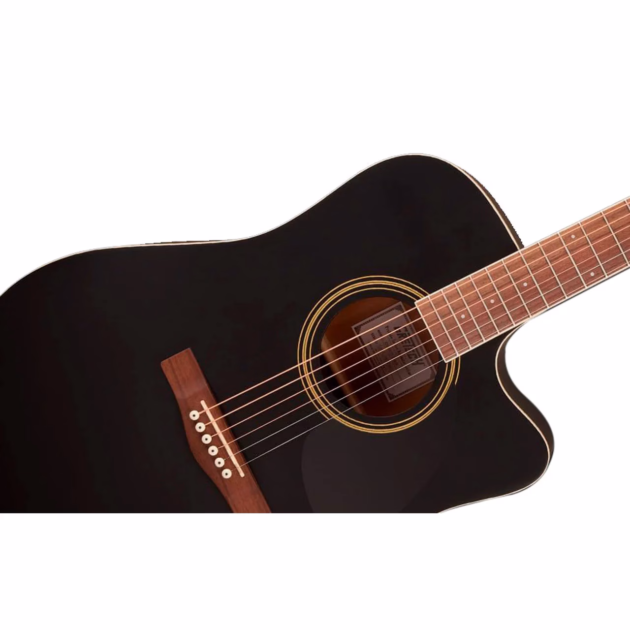 Guitarra Electroacústica Gretsch Prelude D100CE Dreadnought Cutaway Black - Imagen 2