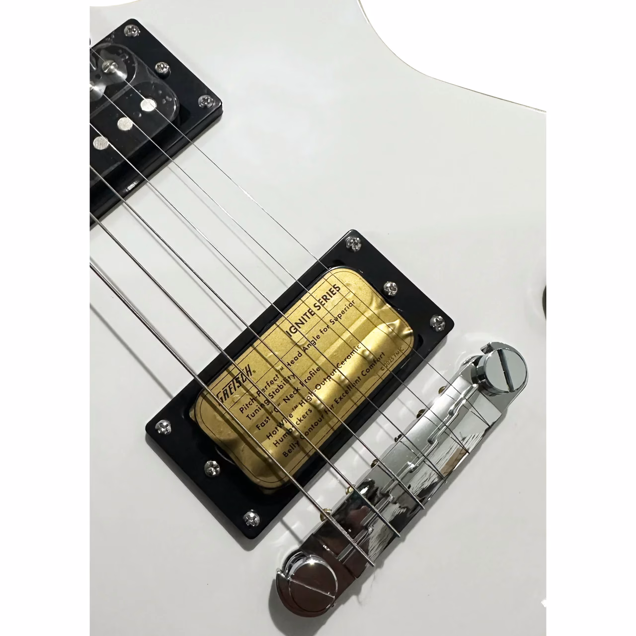 Guitarra Electrica Gretsch Ignite Jet Club Blanco Relampago - Imagen 4