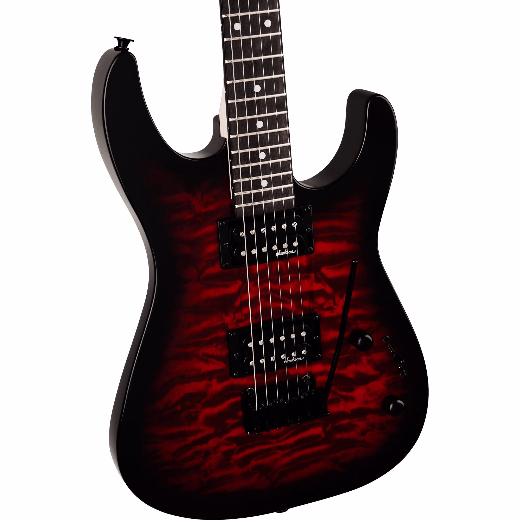 Guitarra Eléctrica Jackson JS Series Dinky JS11Q Transparent Red - Imagen 3